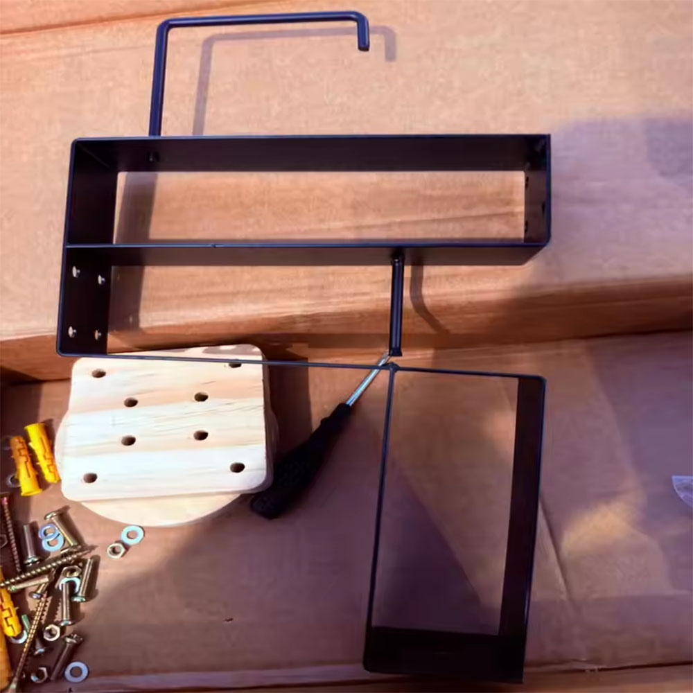 Wood Motorcycle Helmet Holder  - Sports Equipment Organizer Rack 评论和价格