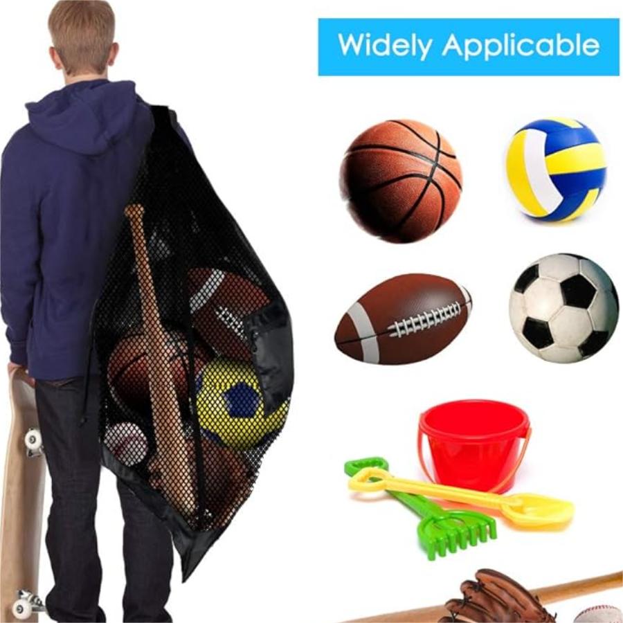 Large mesh sports bag with sho - Sports Equipment Volleyball 评论和价格