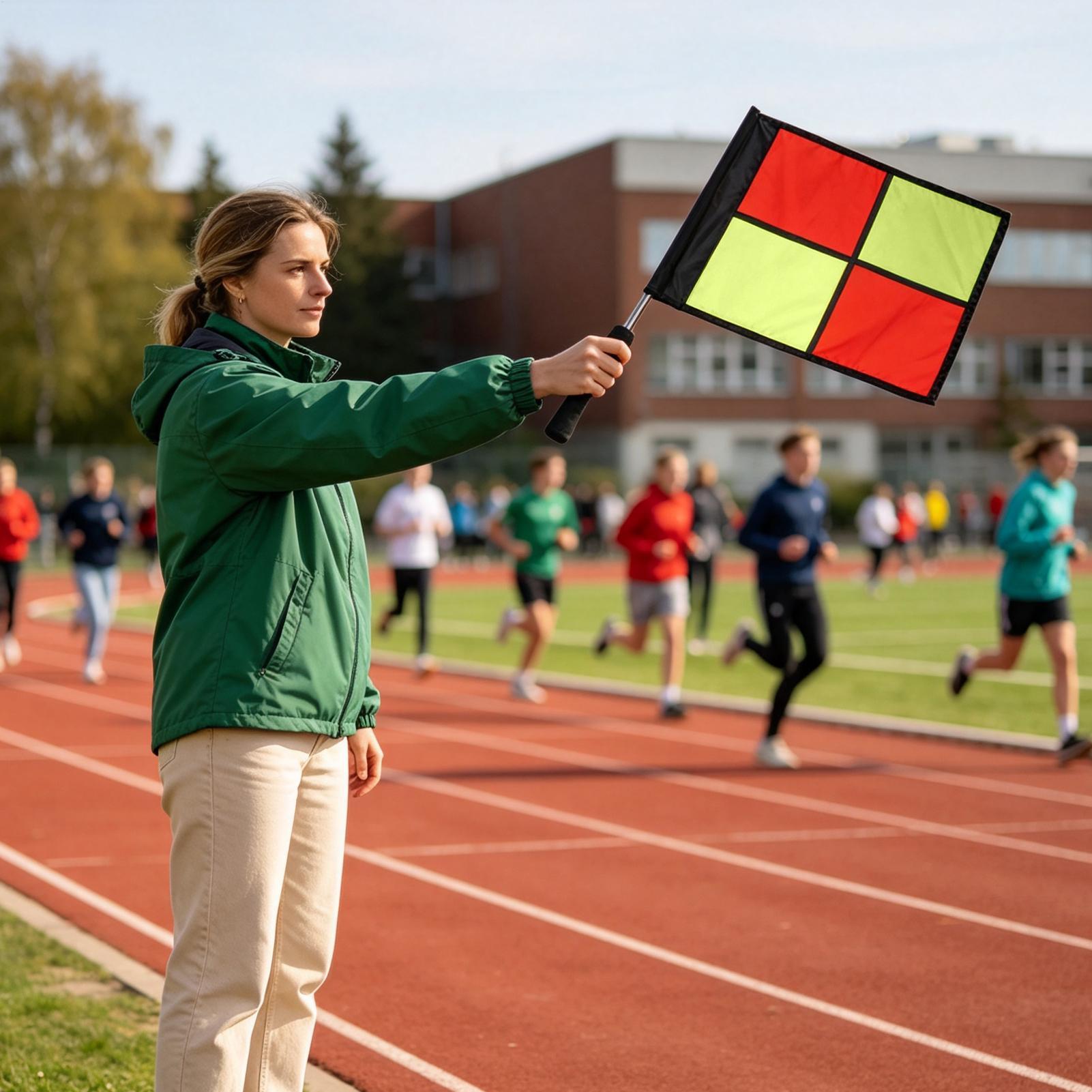 Soccer Referee Flags 2-Piece H - Sports Equipment Volleyball 评论和价格