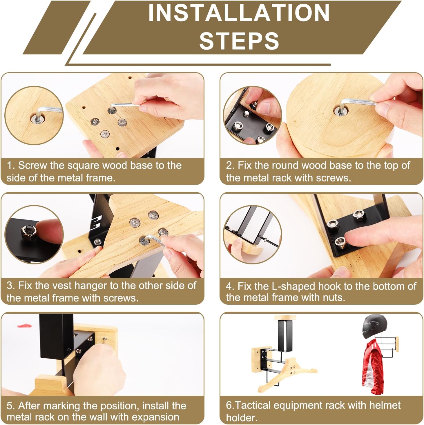 ​Motorcycle Helmet Holder Wall - Sports Equipment Organizer Rack 评论和价格