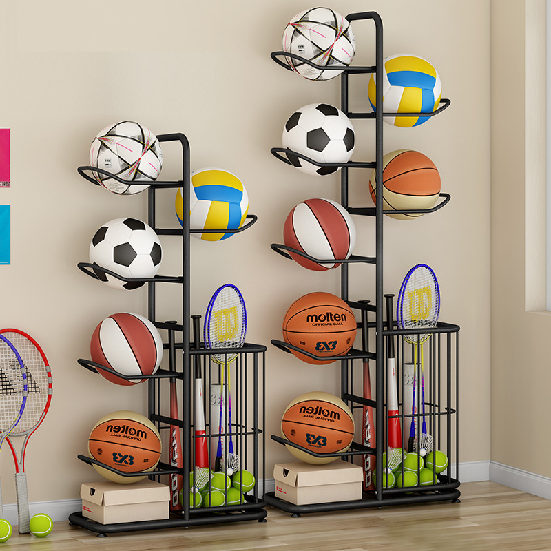 Sports Ball Storage Rack Baske - Sports Equipment Organizer Rack 评论和价格