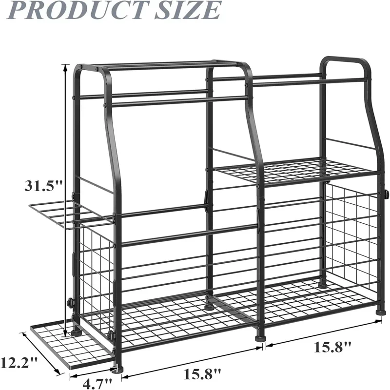 2026 Ball Storage Rack Garage  - Sports Equipment Organizer Rack 评论和价格